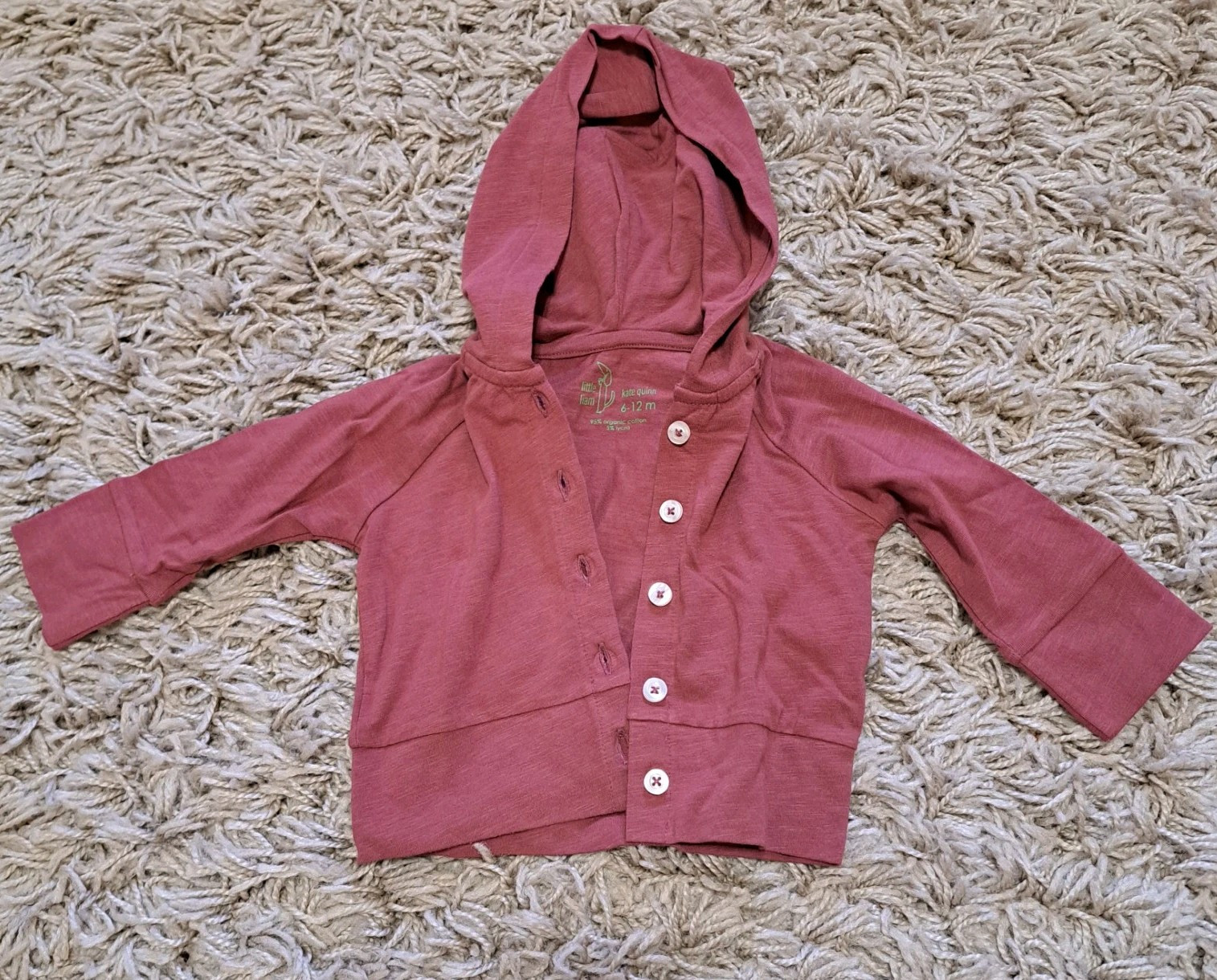 Kate Quinn 6-12 Month Romper With Cardigan