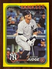 Topps 2024 Series 1 Aaron Judge #99 Yellow Yankees 