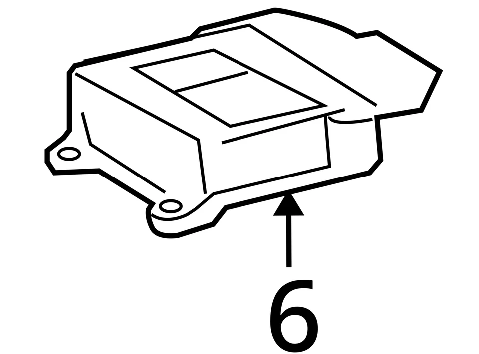 Chassis ECM Under Console Side Air Bag Fits 05-10 SIENNA 858582 Foto 3 de 4
