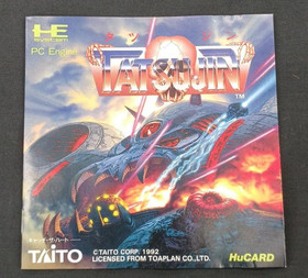 TAITO Tatsujin NEC PC Engine HuCard Game Japan Import Retro Shoot Em Up Rare