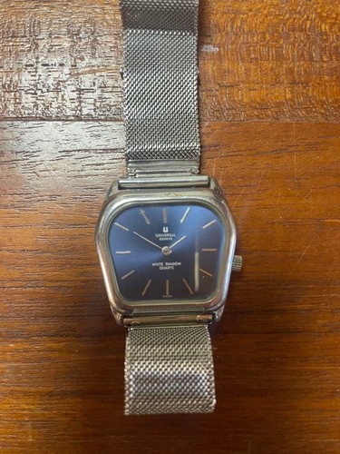 Universal Geneve White Shadow Vintage Watch Used Non-Working