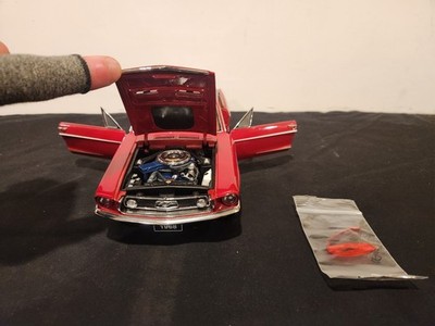 1968 Ford Mustang GT in Red by AUTOart Millennium 1 18 Scale for