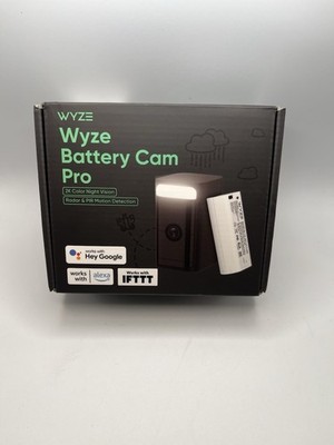 Wyze - Battery Cam Pro 2k HDR Wireless Outdoor/Indoor Security Camera