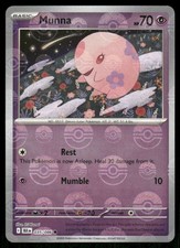 Pokemon Tcg NM Munna [Poke Ball] #35 Pokemon Black Bolt