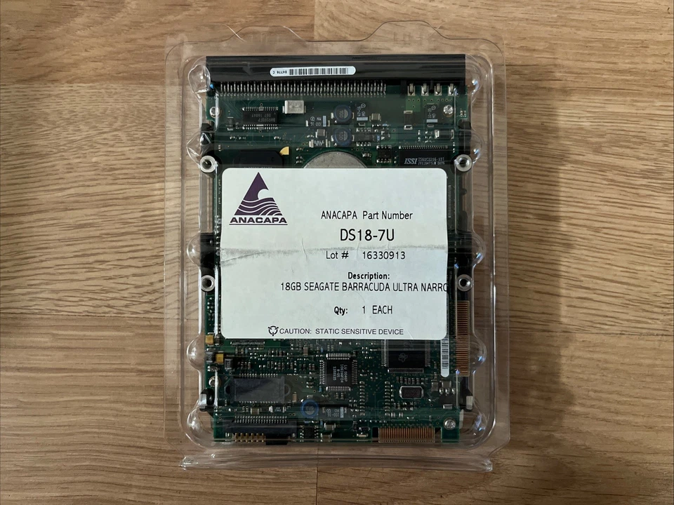 * SEAGATE BARRACUDA 18XL ST318416N 18.4GB 7200U/min 512KB 50-PIN SCSI - Image 2 of 3