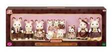 Image of Sylvanian Families Chocolate Rabbit Family Anniversary Set for Ages 3+