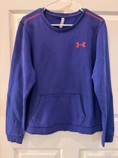 Under Armour Women Purple Long Sleeved Sweatshirt Size Large