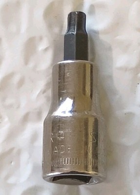 CRAFTSMAN TOOLS G42674, 3/8'' SOCKET DRIVEN, T30 TORX BIT.
