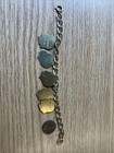 Vintage 1/20 12K Gf Charm Bracelet Engraved Approx. 8 Inches