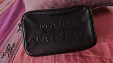 MARC JACOBS Camera Bag, Leather Shoulder Crossbody Bag Black 