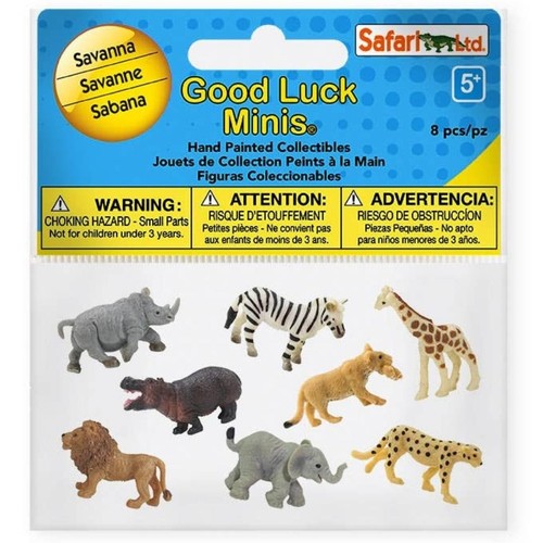 Savanna Fun Pack - Good Luck Minis - handbemalte Sammlerstücke - Safari Ltd
