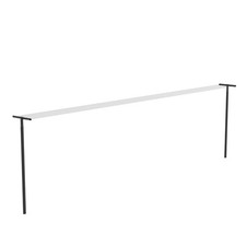 Outdoor Clothesline 164ft with Aluminum Poles for Airing Laundry