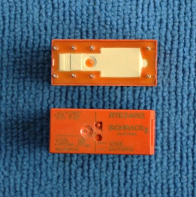 10pcs ORIGINAL RTE24012 RT424012 8pins 12V 8A SCHRACK Relay NEW