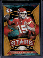 Patrick Mahomes 2021 Panini Certified Stars #16/25 Mirror Gold 