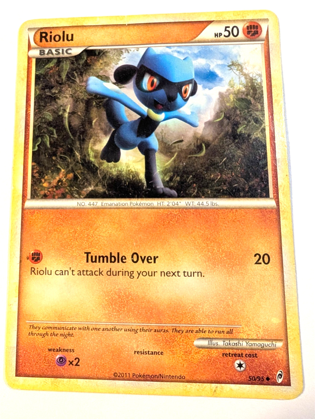 Pokémon Card - Riolu 50/95 Pokemon