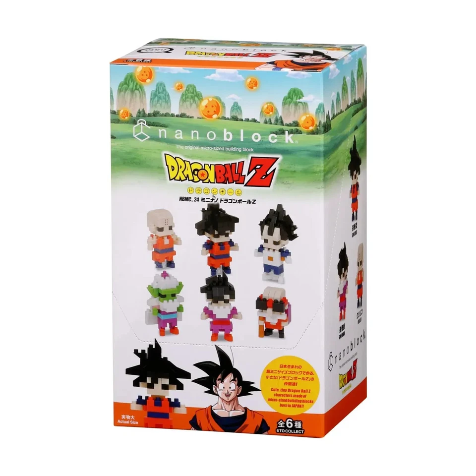Japan NEW Nanoblock Mini Nano Dragon Ball Z Box Set NBMC_24S 6PCS - Image 2 of 4