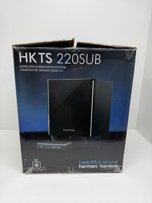 Harman/Kardon HKTS220SUB/230 Aktiver Wirlesse Subwoofer + Transmitter OVP