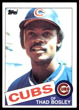 Thad Bosley 1985 Topps #432 Chicago Cubs MLB READ FREE SHIPPING AutographDen