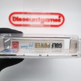 NES Nintendo GREG NORMAN'S GOLF POWER - WATA GRADED 9.2 B+! NEW Sealed + H-Seam!