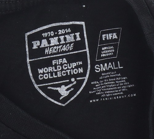 Camiseta Panini Unisex Negra Pequeña Mundial - Imagen 4 de 12