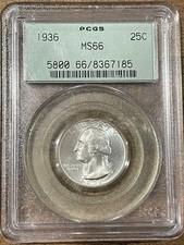 1963 25C Type B Reverse, FS-901 (Regular Strike) Washington