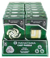 BePuzzled Hanayama Cast Puzzles-12 Piece Assortment