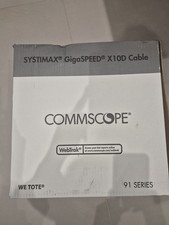 Commscope Cat 6A Ethernet Cable  - 760107318  3091B WHT C6A 4/23  U/UTP W1000