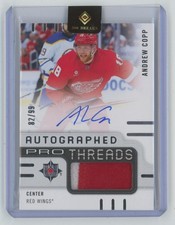 2024-25 Upper Deck Ultimate Auto Pro Threads /99 Andrew Copp Auto 82/99 #PT-AC