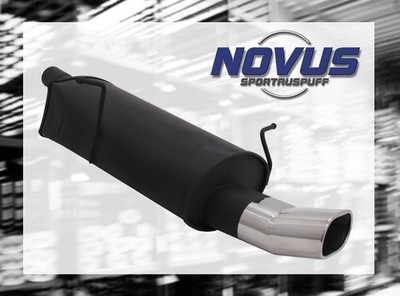 NOVUS Sportauspuff Gruppe N ESD 135 x 75mm Renn-Look für 3er BMW E46