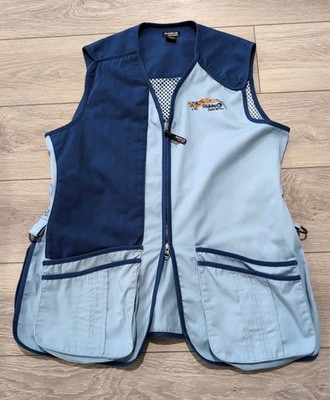 GUIDE SERIES MESH VEST SKEET SHOOTING/HUNTING/FISHING Sz MED BLUE EUC