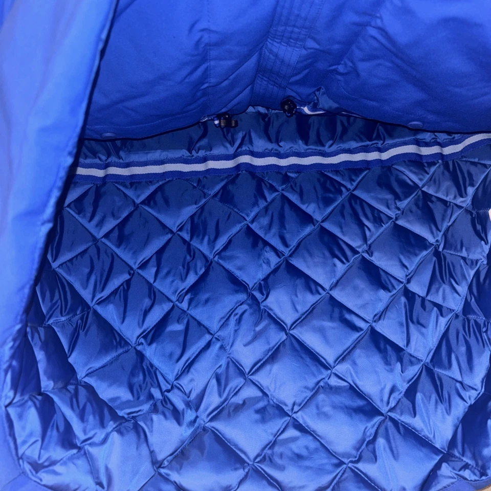 Parka de invierno impermeable Lands End Expedition para hombre azul real abrigo largo 2XL Foto 3 de 4