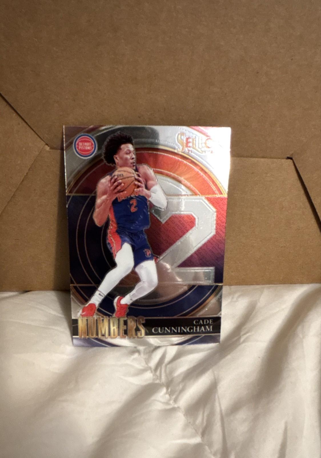 2021-22 Panini Select - Select Numbers Cade Cunningham #40 Silver Prizm (RC)