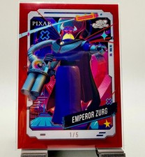 2025 Topps Disneyland 70th Anniversary Cosmic Chrome Emperor Zurg TCC-12 Red /5
