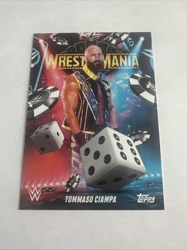 Tommaso Ciampa WM-43 2025 Topps Wrestlemania 41 WWE World Exclusive Trading Card
