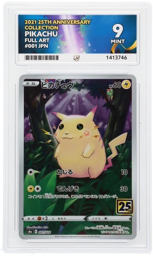 ACE 9 Pikachu 001/028 ACE 25th Anniversary Collection Pokemon Japanese Mint PSA