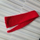 Sophie Scarf Bright Red Gift Ready Neck Warmer Handknit Women Neckerchief — photo 5