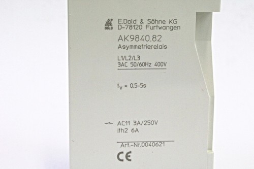 E.Dold & Söhne AK9840.82 ASYMMETRIERELAIS 0040621 -OVP/unused- - Picture 2 of 8