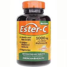 American Health Ester-C with Citrus Bioflavonoids 1,000 mg 120 Veg Tabs