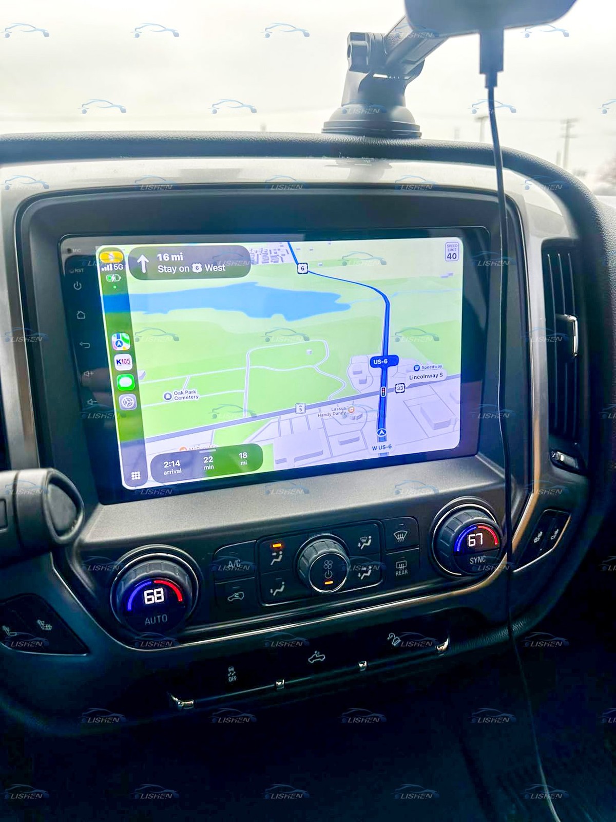 For 2014-2018 Chevy Silverado GMC Sierra CarPlay Car Radio Stereo GPS Bose 32GB