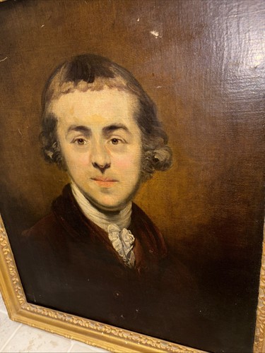 Vintage oil English scholar painting - Picture 3 of 9