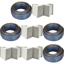 Kicker (4 Pair ) KB6B 2-Way Full Range Indoor Outdoor Speakers (Pair) Weather...