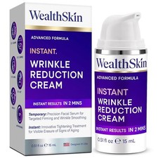 Wealthskin Instant Wrinkle Reduction Eye Cream, Anti-Aging Cream, 0.5fl.oz, 2028