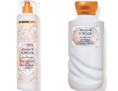 Bath & Body Works Always & Forever Body Wash & Fragrance Mist 2pc SET NEW SEALED - 第 1/3 張圖片