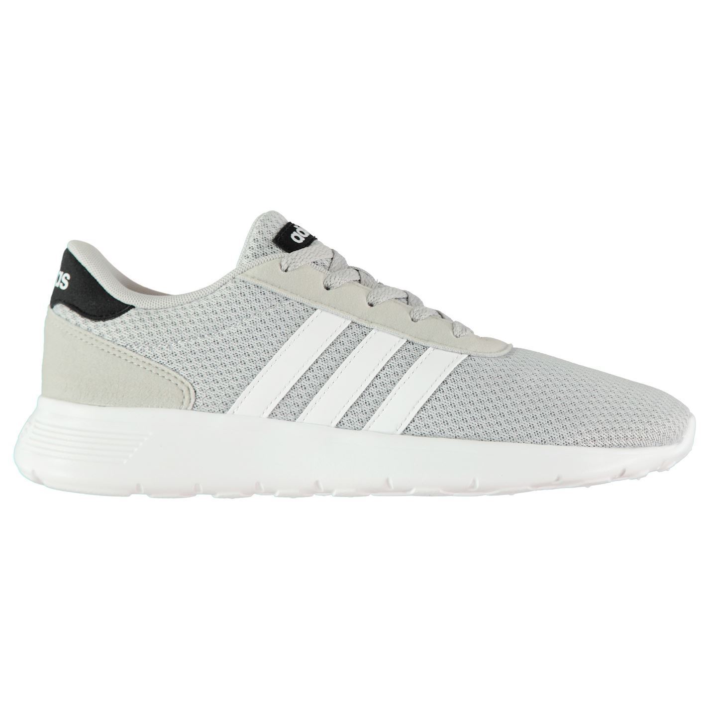 Adidas lite racer grigio / bianco / nero formatori uomini scarpe sportive. Adidas lite racer grigio / bianco / nero nero nero formatori uomini scarpe sportive. 5192c3