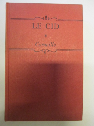 Acceptable Le Cid Corneille, P 19670101 This reprint 1970. Condition is Acceptable Le Cid Corneille, P 19670101 This reprint 1970. Condition is