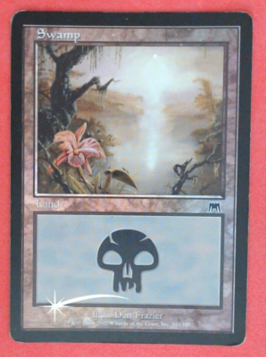 MTG Bling - Foil Old Border Retro Basic - Swamp (341