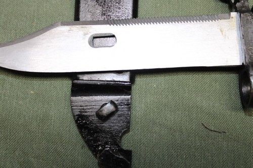 Eygyptain Multi-Purpose Combat Rifle Knife with Scabbard 7.62x39 5.45 PC61 - Picture 8 of 10