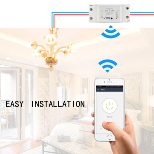 1-10pcs Smart WiFi Light Switch Remote Alexa Google Voice Control Smart Life App - Picture 9 of 11