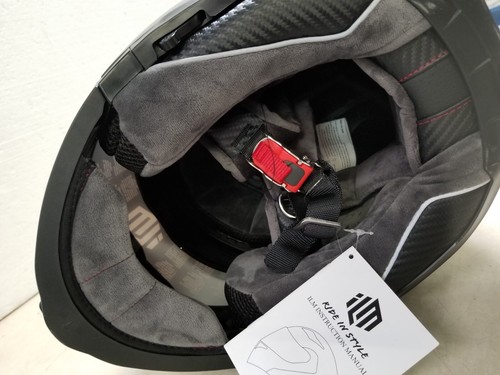 ILM Full Face Helmet - Black - Medium 57-58 cm - Picture 6 of 10