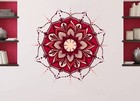 Mandala Wall Decals Full Color Boho Sticker Lotus Flower Bohemian Decor EN17